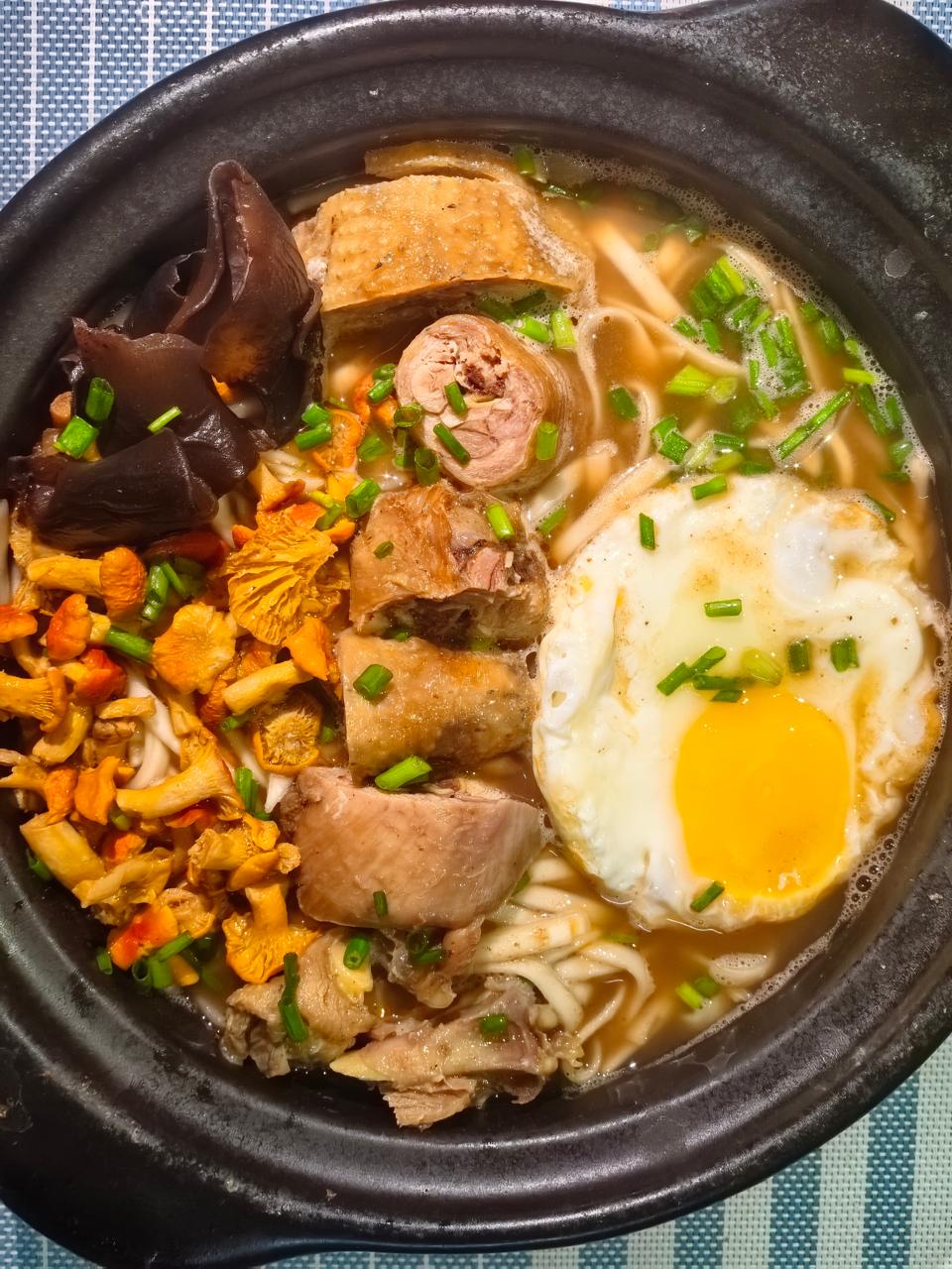 Pates au champignons