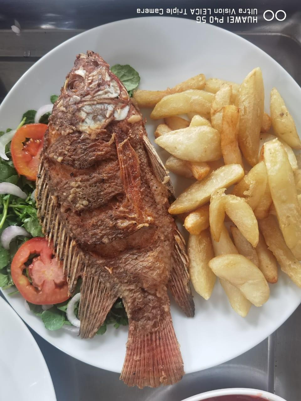 Poisson avec Pomme frites
